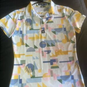 Women’s Bad Birdie Colorful Golf Polo